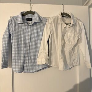 Two button Down Shirts size 4 T